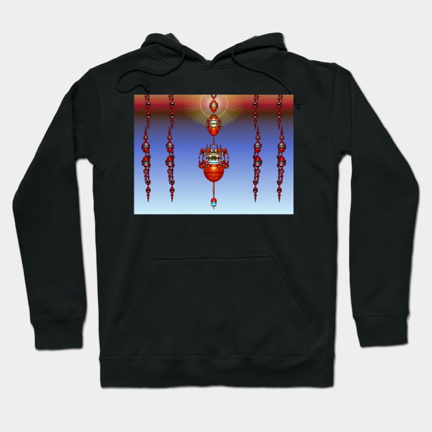 NoGrav Towers at Sunset Hoodie by barrowda